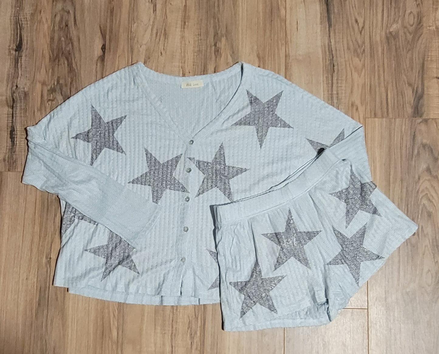 Blue PJ Set with Stars