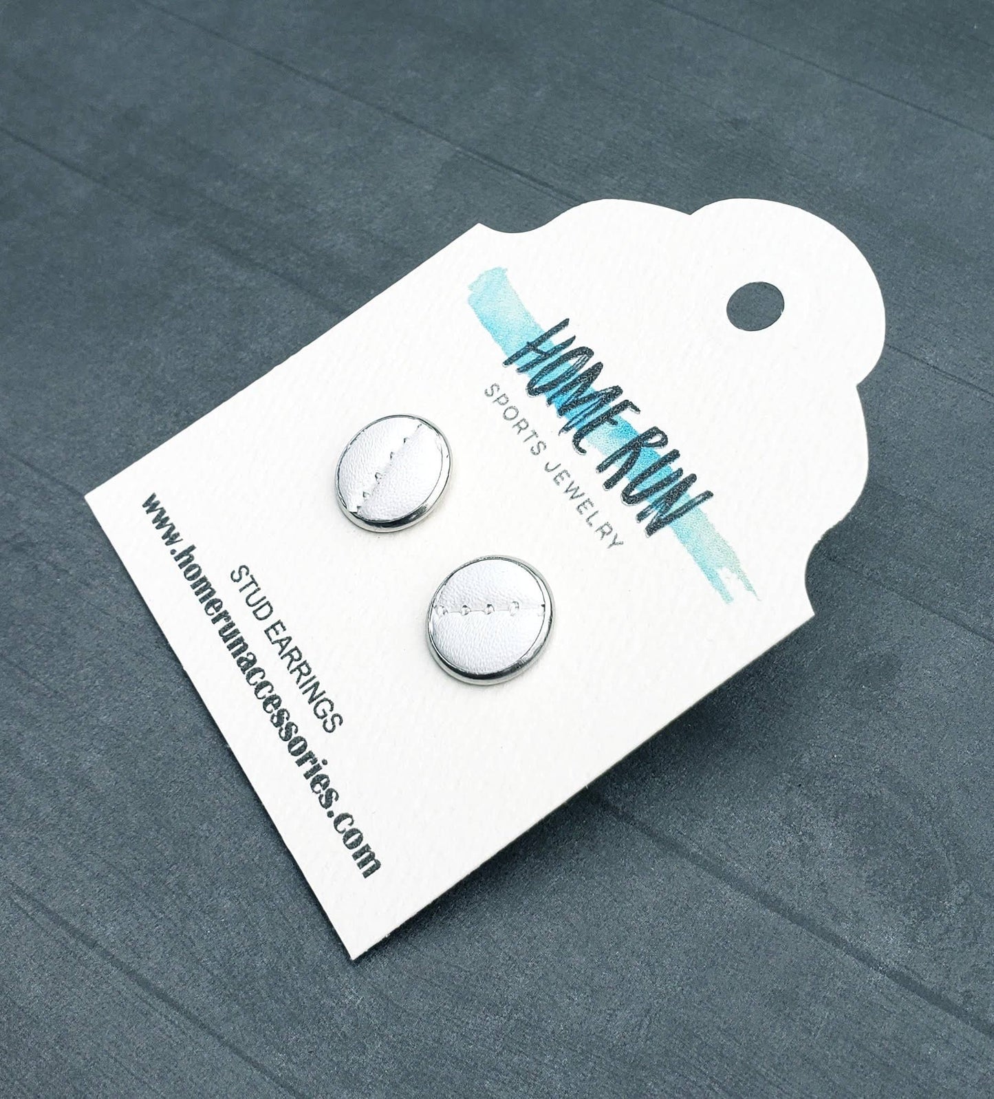 Volleyball Stud Earrings, Real Volleyball Earrings