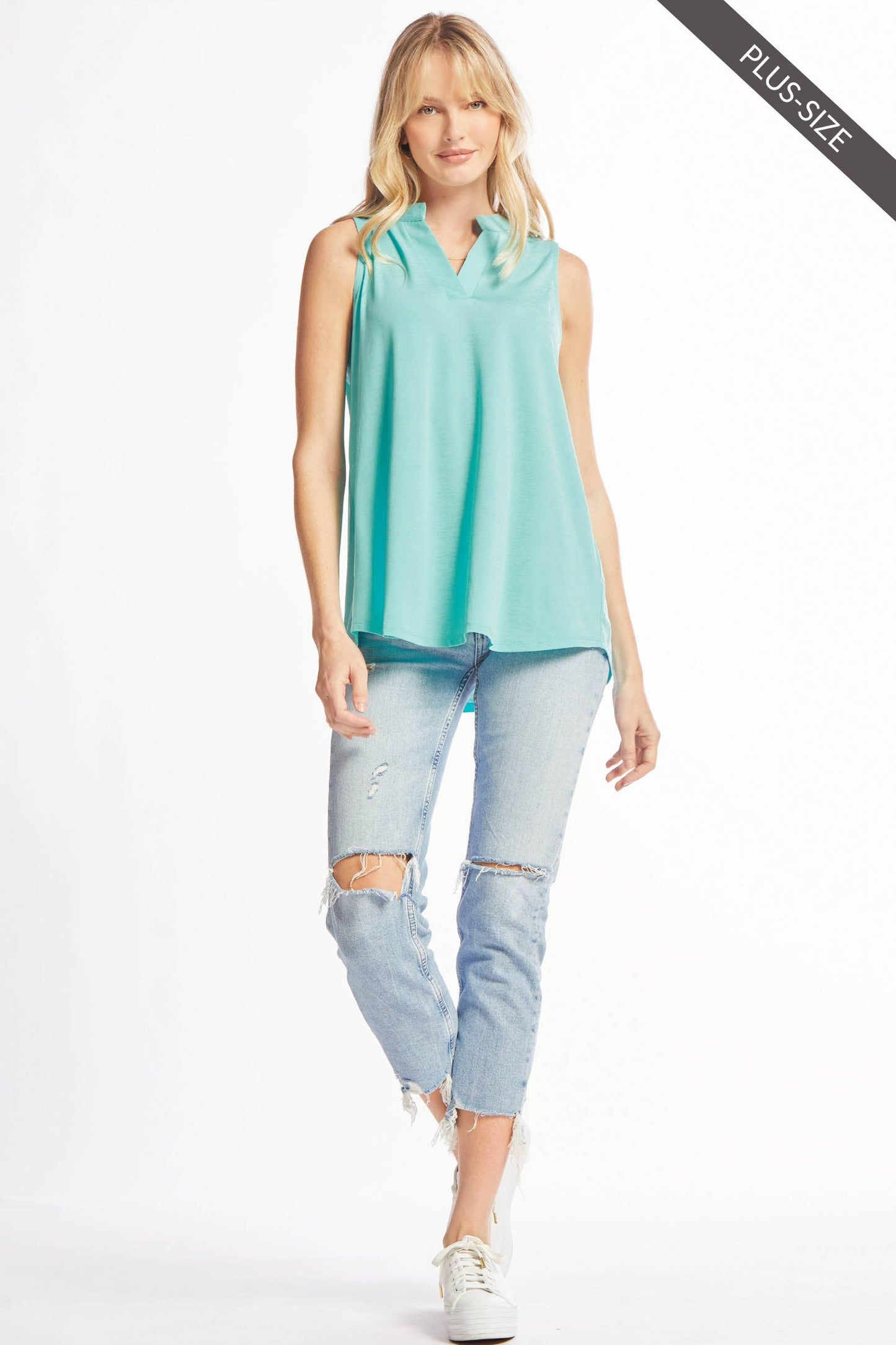Lizzy Tank Aqua