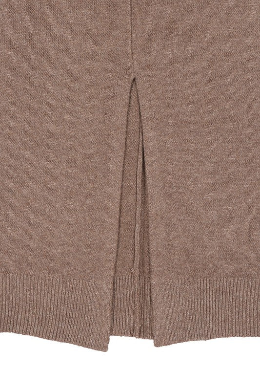 V-Neck Sweater Maxi Dress Pre-order