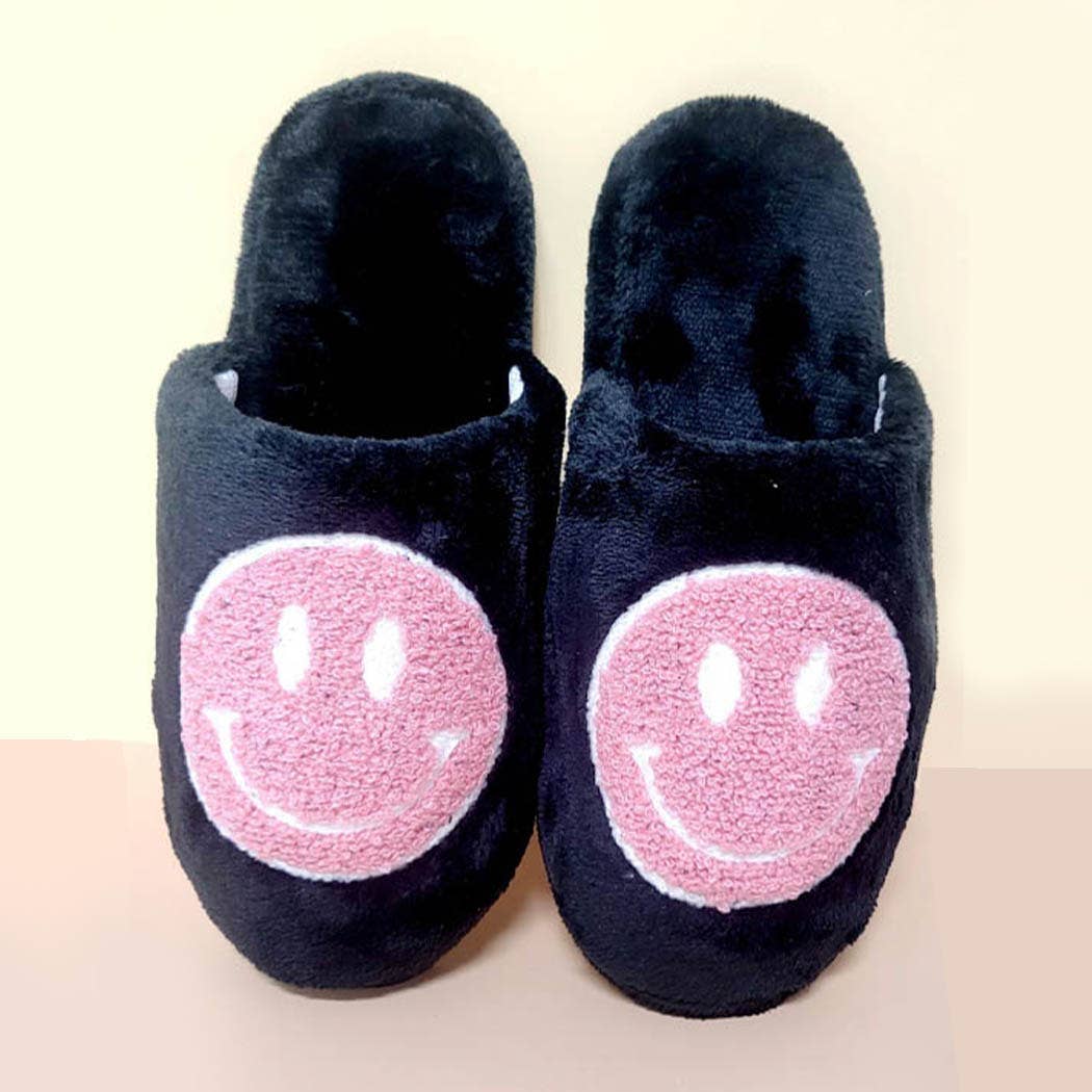 Smilely Face Women Indoor Slide Slippers