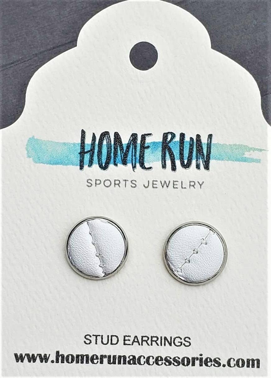Volleyball Stud Earrings, Real Volleyball Earrings