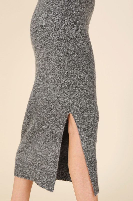 V-Neck Sweater Maxi Dress Pre-order