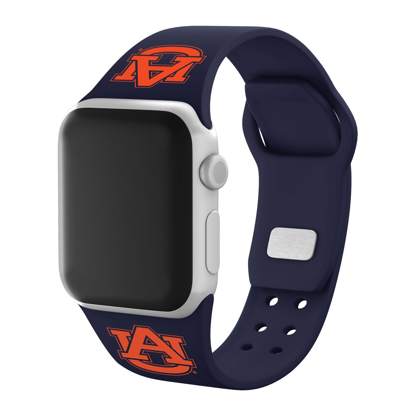 Auburn Tigers Silicone Apple Watch Band: Navy / 38/40/41mm