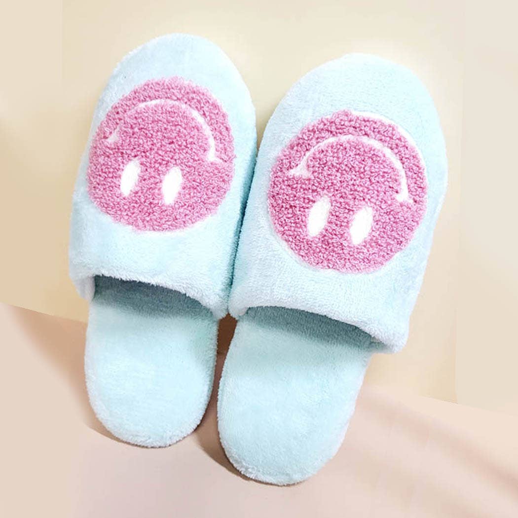 Smilely Face Women Indoor Slide Slippers
