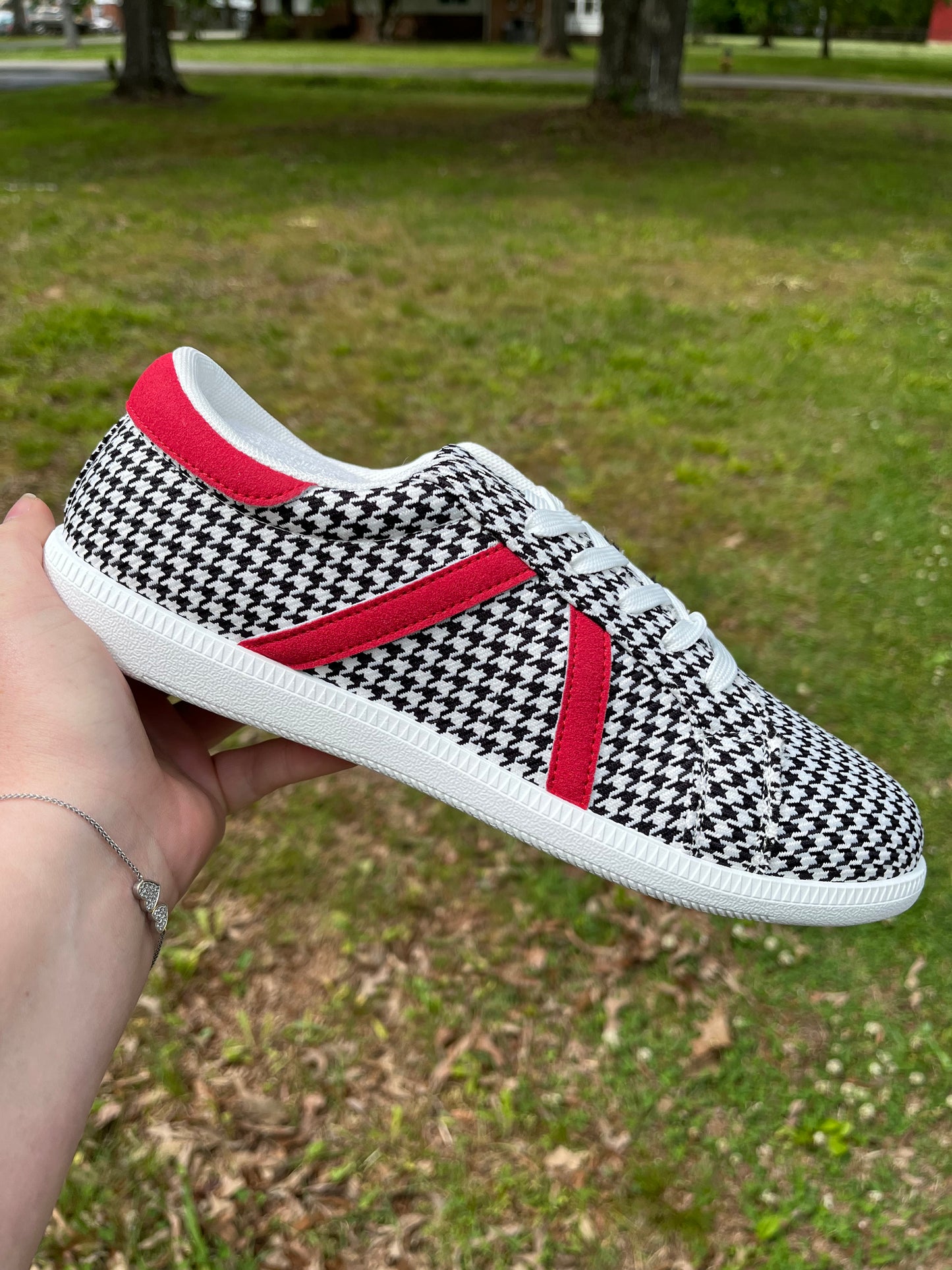 Houndstooth Game Day Sneakers