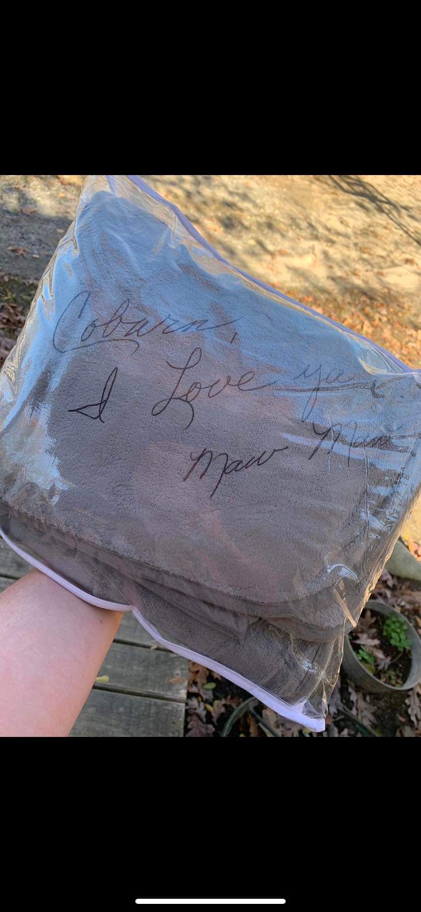 Handwriting Blanket Pre-order