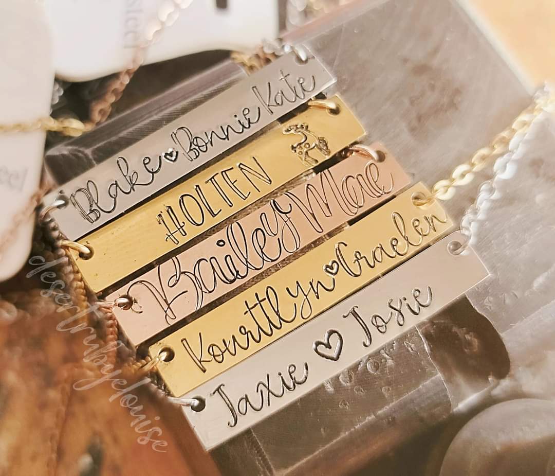 Custom Bar Necklace - Pre-Order