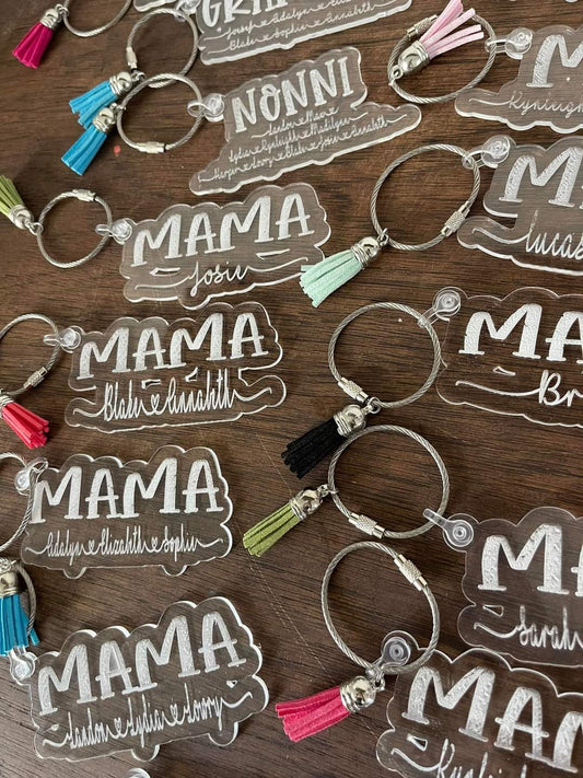 Mama Personalized Keychain Pre-Order