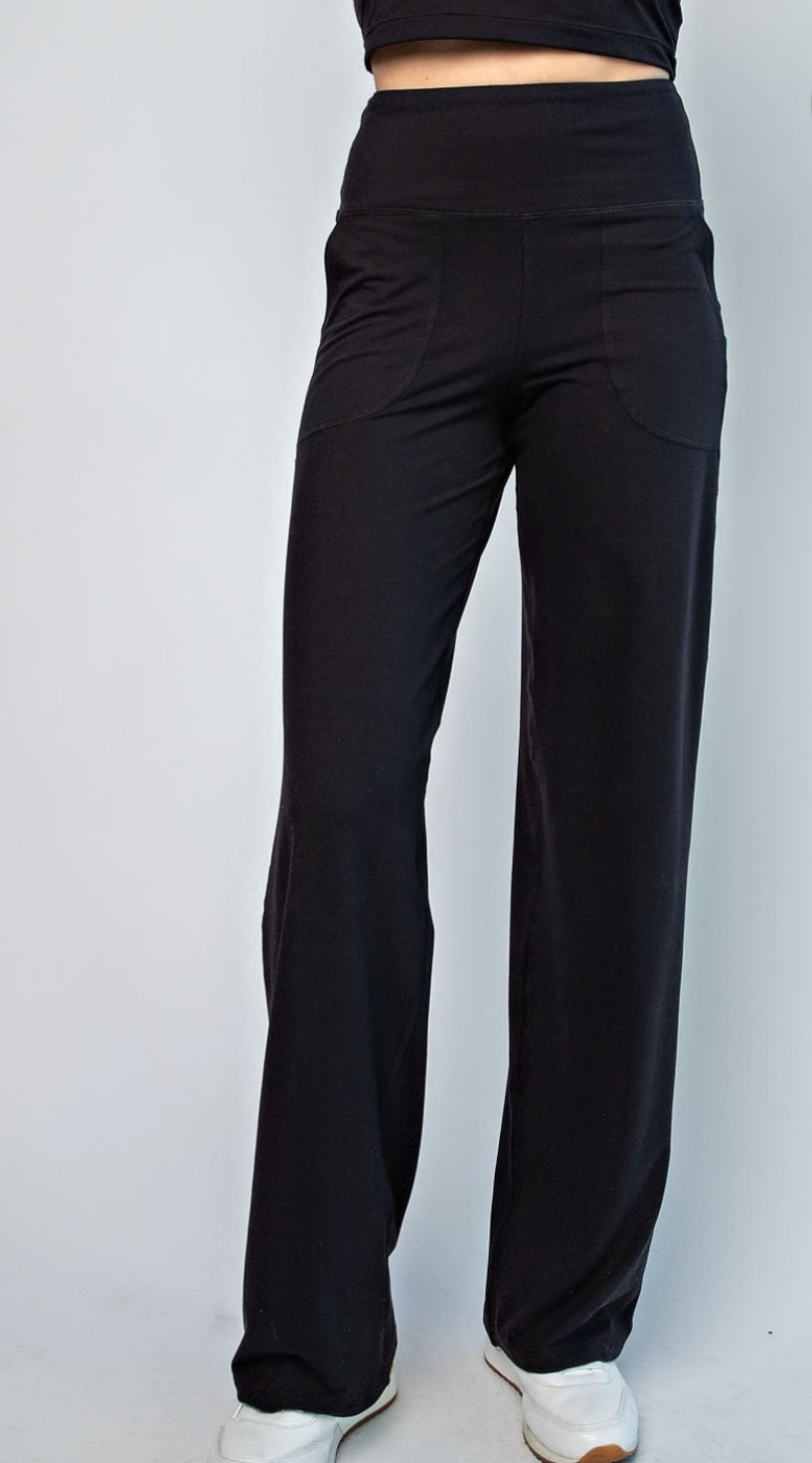 BUTTER STRAIGHT LEG PANTS