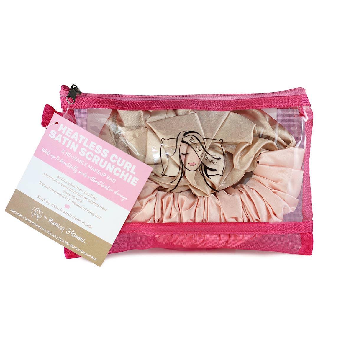 Satin Heatless Curl Scrunchie