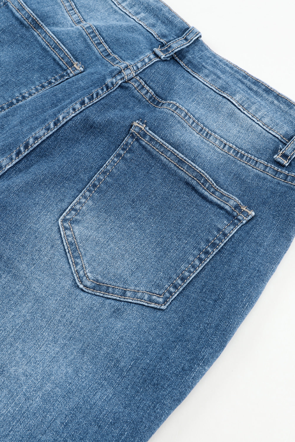 Dark Wash High Waisted Bell Bottom Jeans