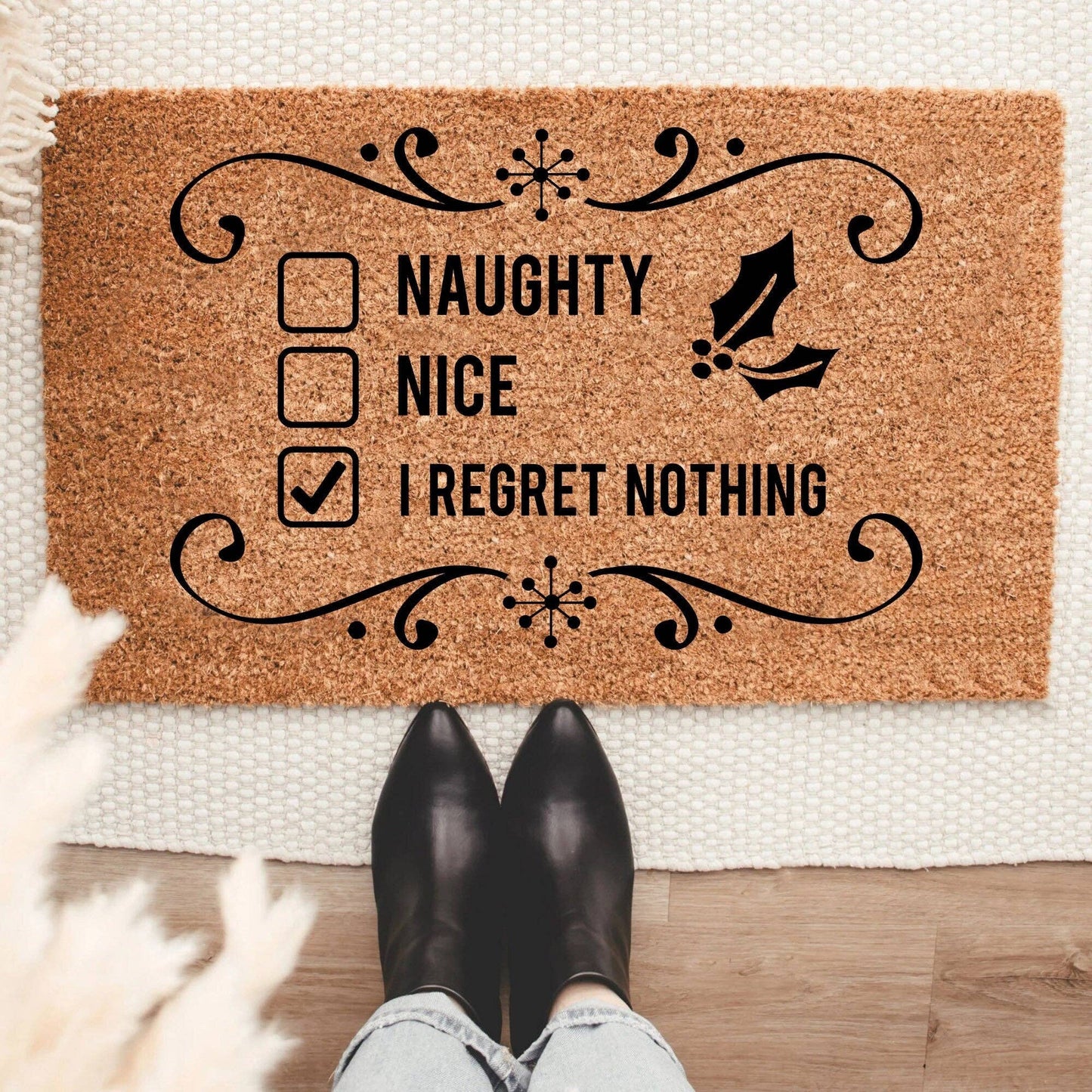 I Regret Nothing Doormat