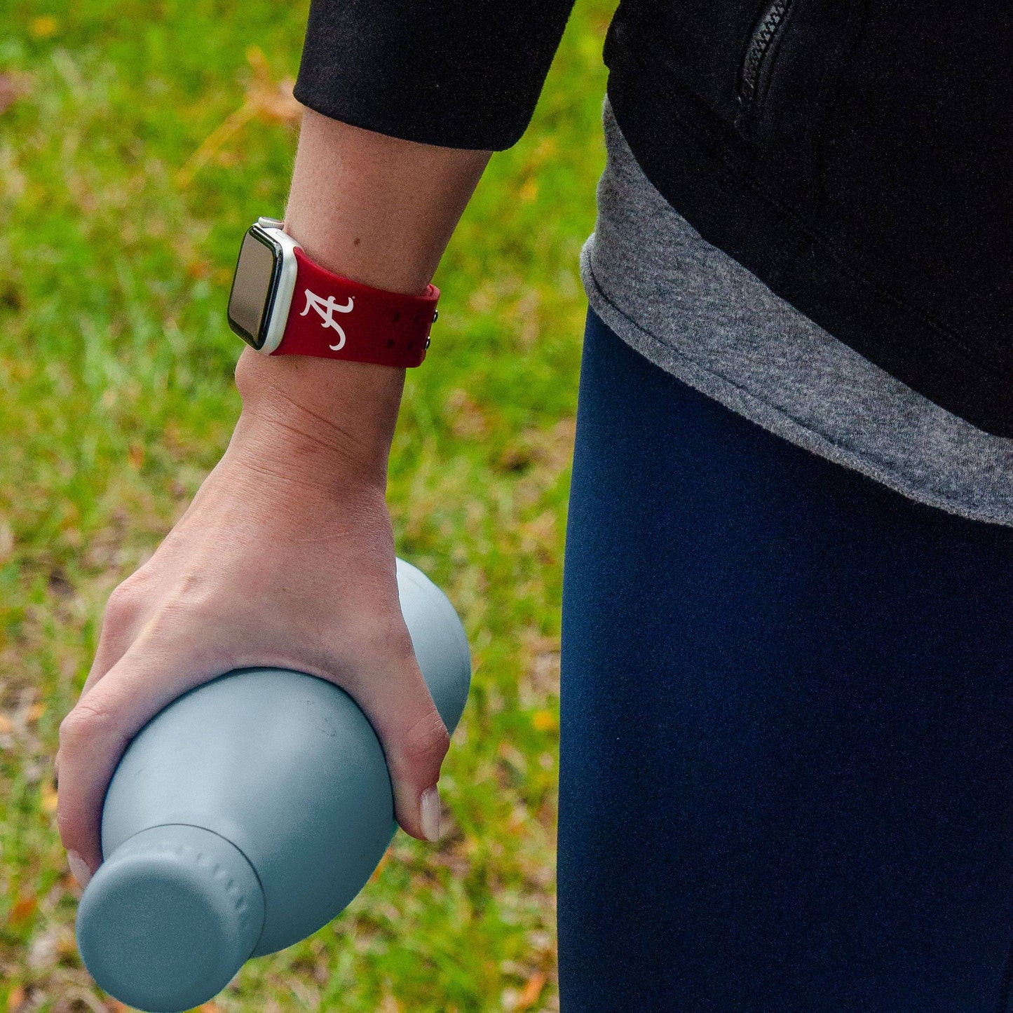 Alabama Crimson Tide Apple Watch Band: Crimson / 38/40/41mm