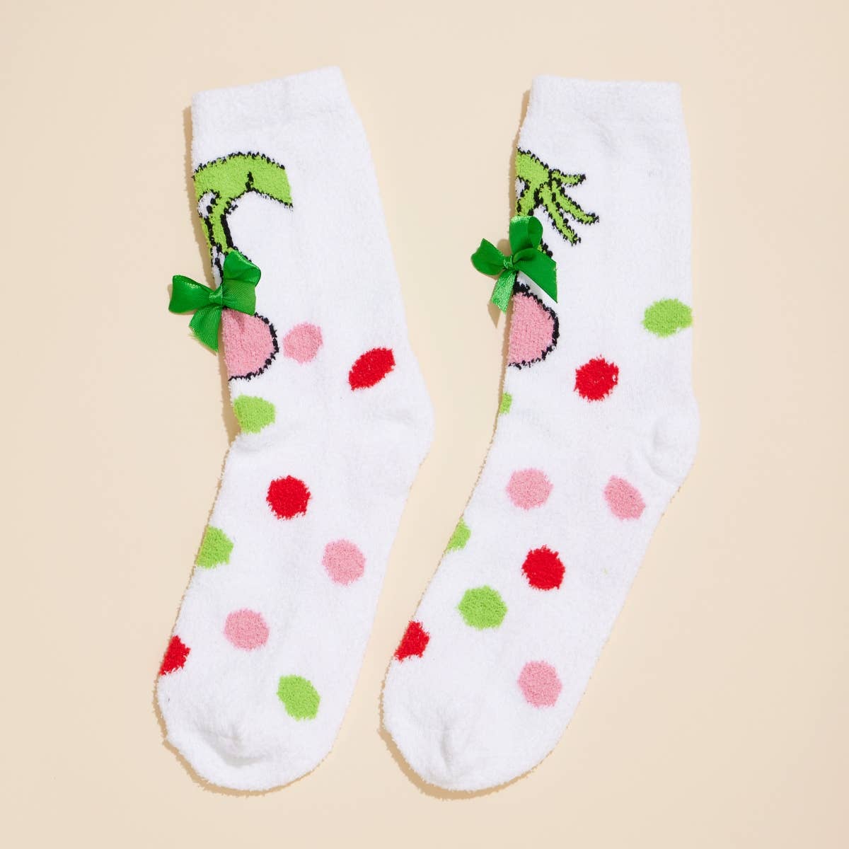 Christmas Fuzzy Socks Assorted Pack of 4