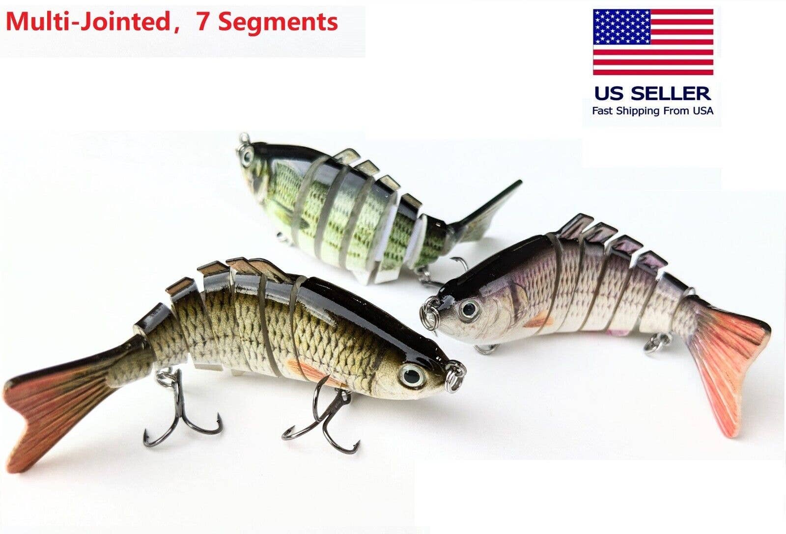 Realistic Multi-Jointed Swimbait Fishing Lures Realistic Multi-Jointed Swimbait Fishing Lures