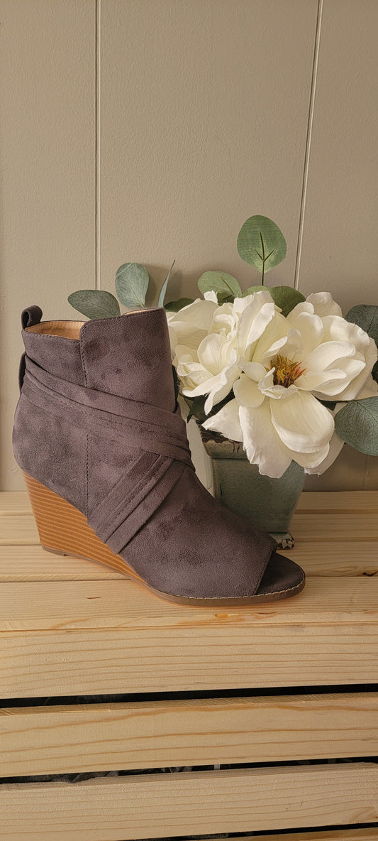 Gray Sabeena Bootie