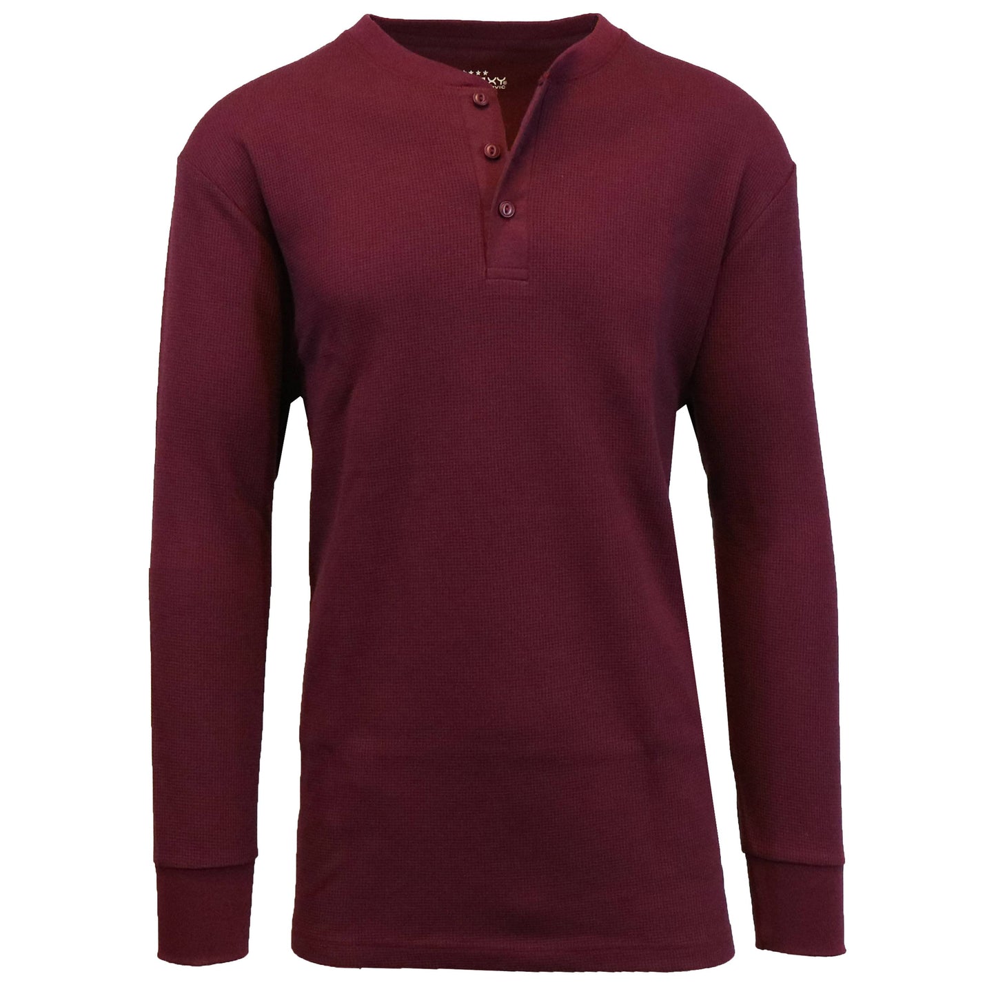 Men's Regular-Fit Waffle- Henley Thermals