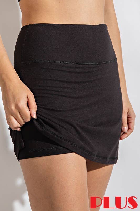 Plus size outlet skorts with pockets