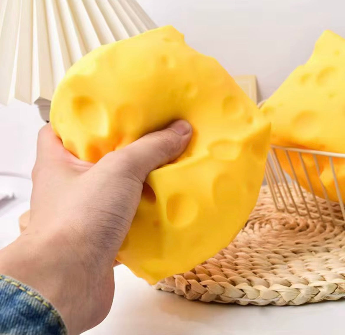 Large Cheese Squishies