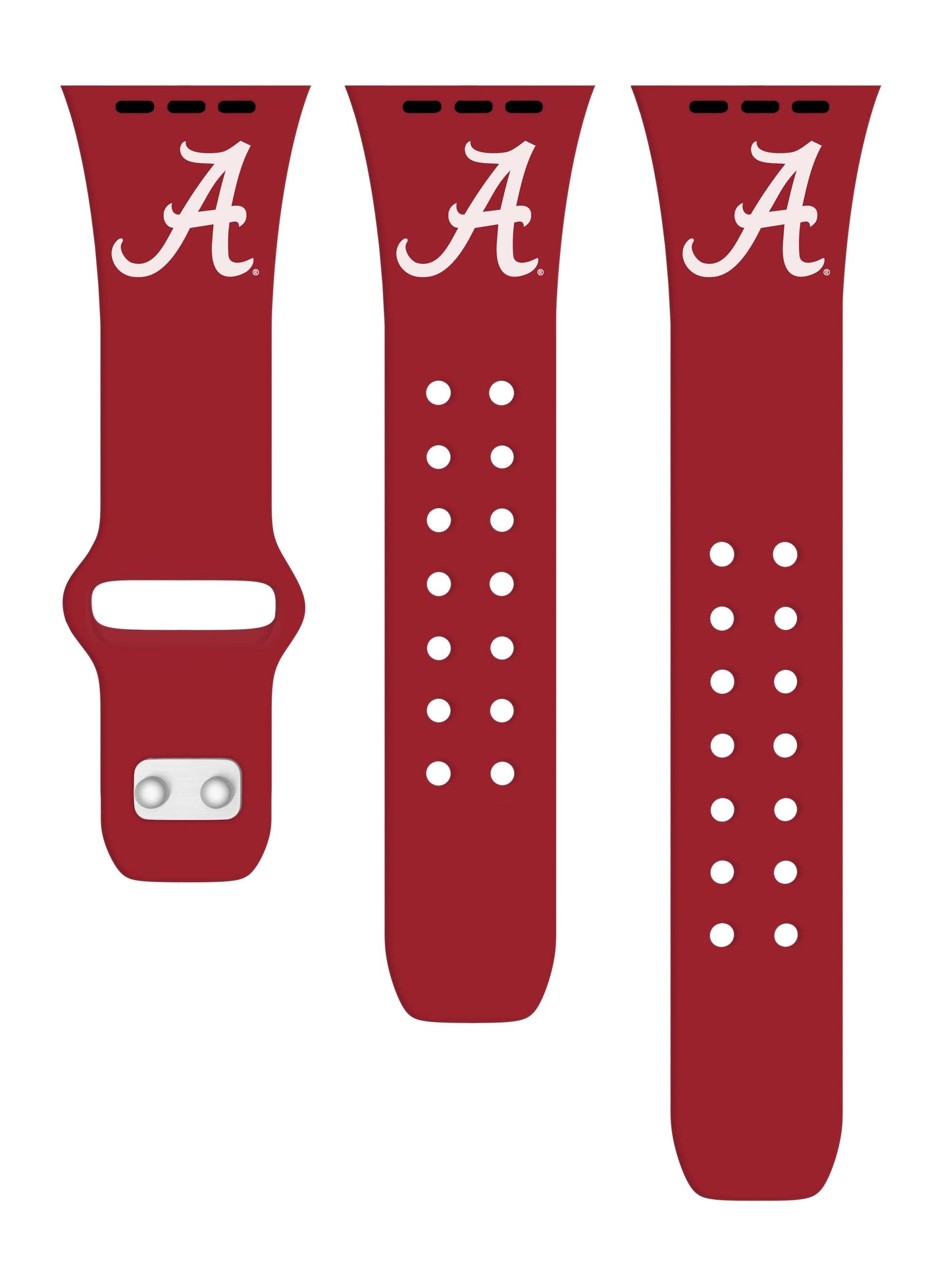 Alabama Crimson Tide Apple Watch Band: Crimson / 38/40/41mm