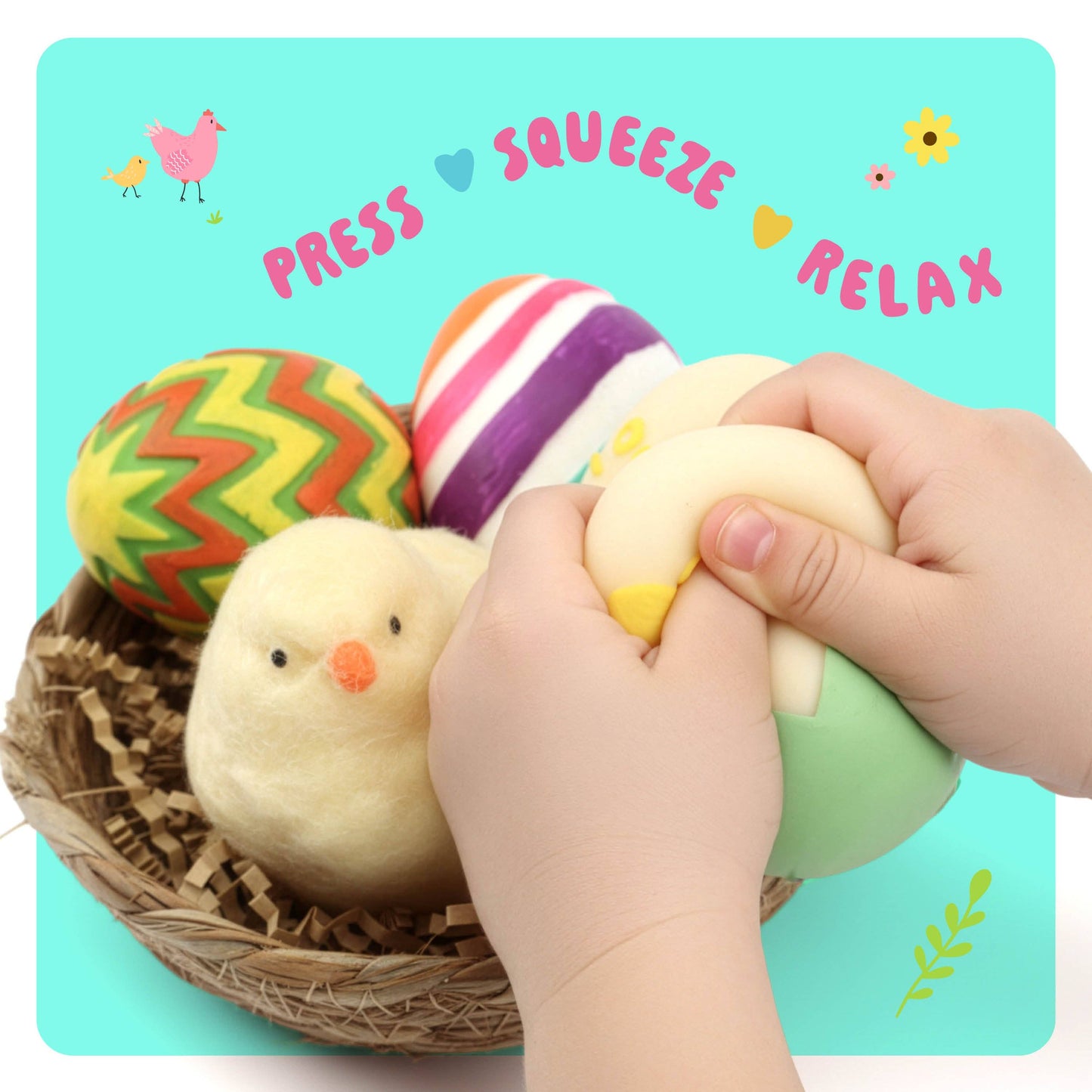 Squishy Chicken Nest Egg Kit