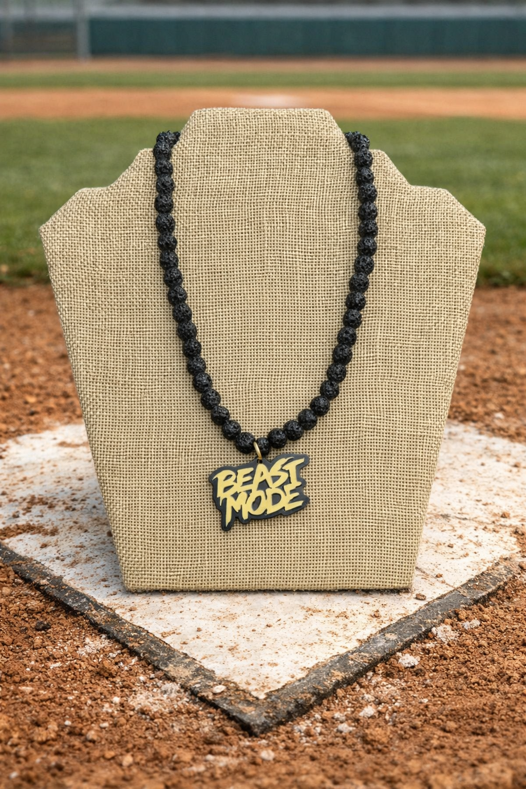 Beast Mode Mini Hype Chain Acrylic Pendant Necklace