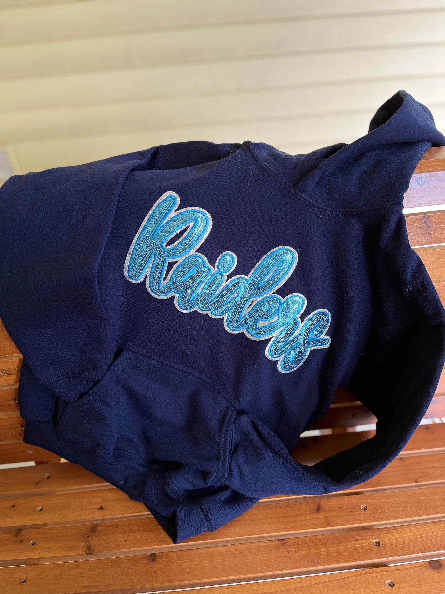 Raiders Sequin Hoodie/Sweatshirt