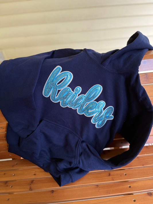Raiders Sequin Hoodie/Sweatshirt