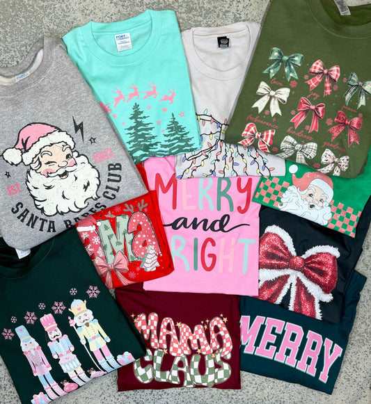 Christmas Mystery Tees/Sweatshirts