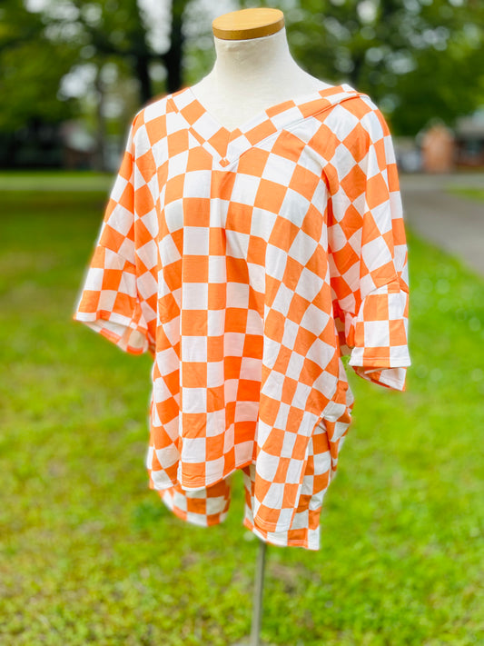 Orange and White Set