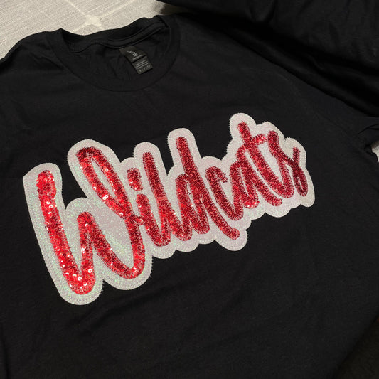 Tullahoma Wildcats Sequin Tee