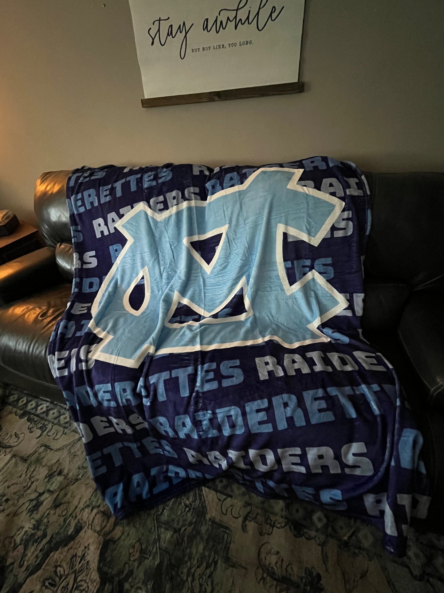 MC Raiders & Raiderettes Throw