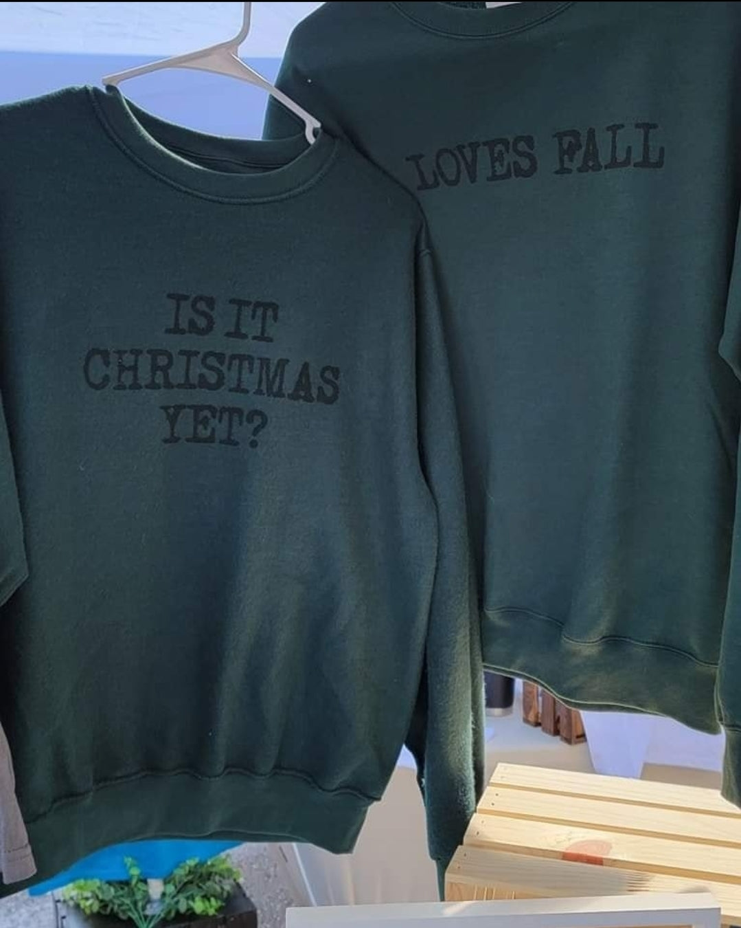 Reversible Fall/Christmas Sweatshirt