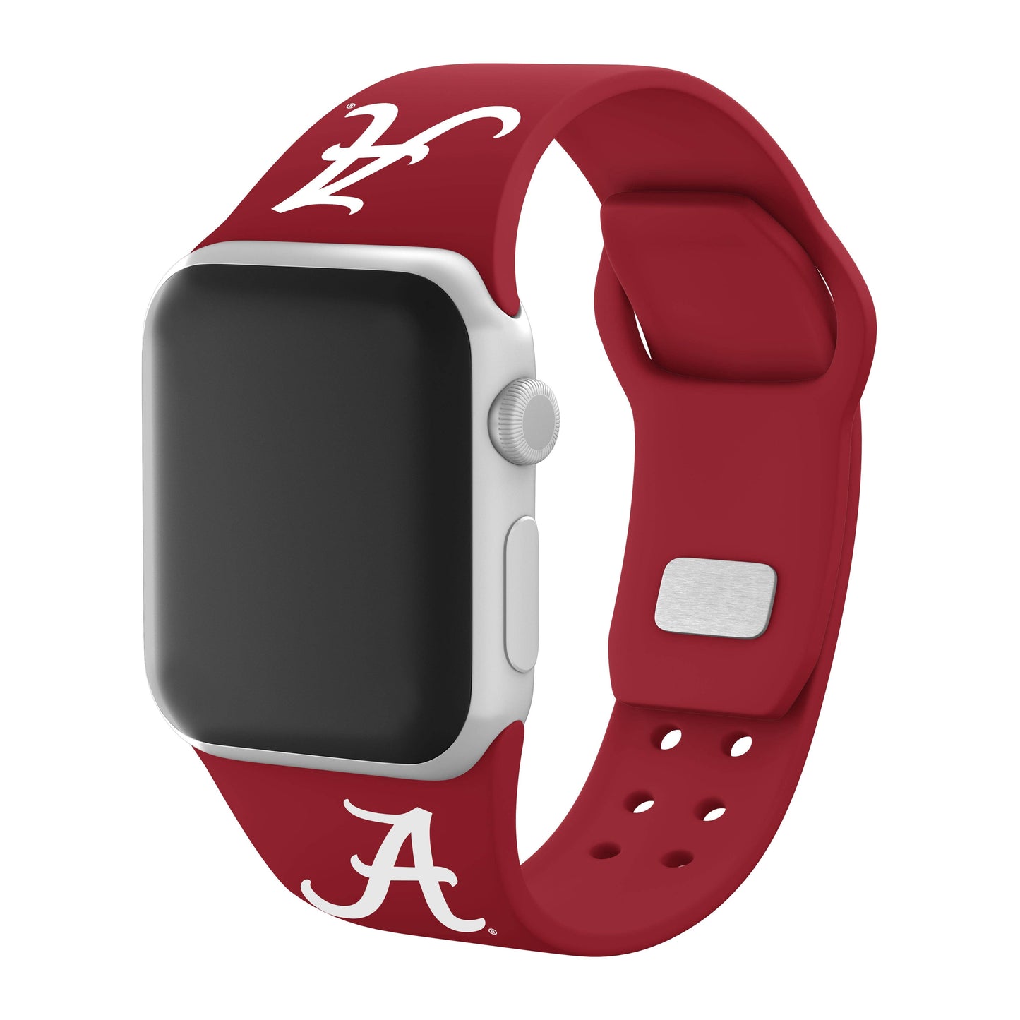 Alabama Crimson Tide Apple Watch Band: Crimson / 38/40/41mm