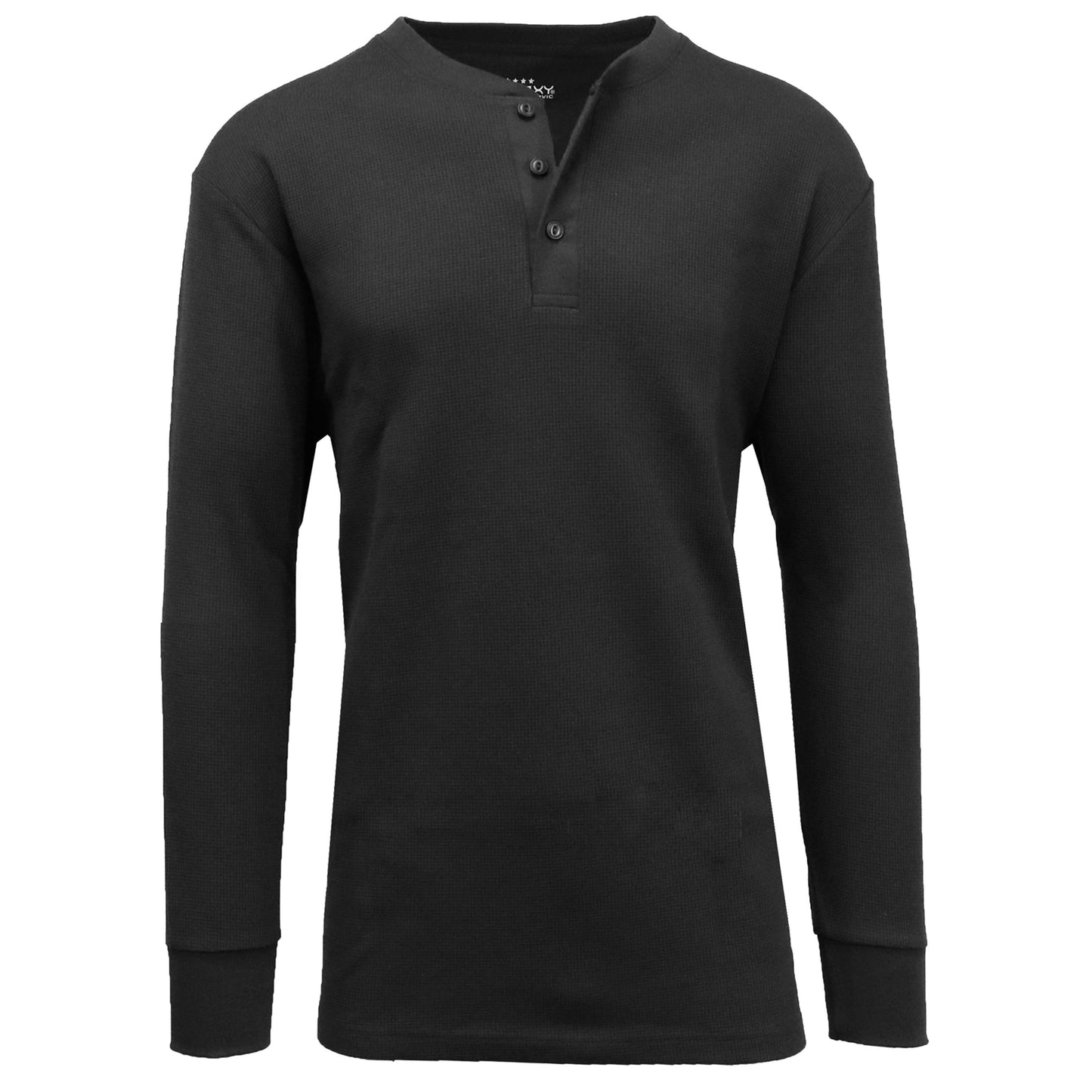 Men's Regular-Fit Waffle- Henley Thermals